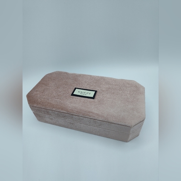 Gucci Other - GUCCI Blush Pink Bamboo Velvet Jewelry Case Box VIP GWP
